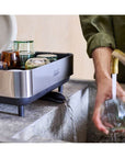 Joseph Joseph Extend Plus Expandable Black Dish Drainer with Wine Glass Rack - KITCHEN - Dish Racks and Mats - Soko and Co