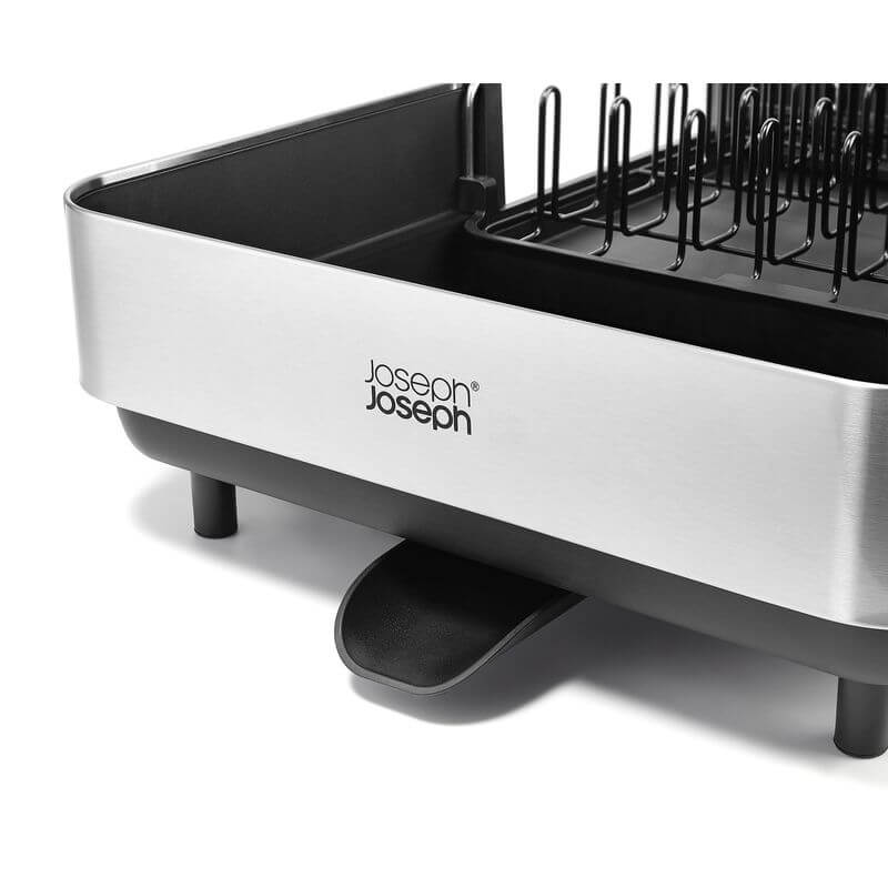 Joseph Joseph Extend Plus Expandable Black Dish Drainer with Wine Glass Rack - KITCHEN - Dish Racks and Mats - Soko and Co