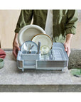 Joseph Joseph Extend Plus Expandable Stone Dish Drainer with Wine Glass Rack - KITCHEN - Dish Racks and Mats - Soko and Co