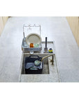 Joseph Joseph Extend Plus Expandable Stone Dish Drainer with Wine Glass Rack - KITCHEN - Dish Racks and Mats - Soko and Co
