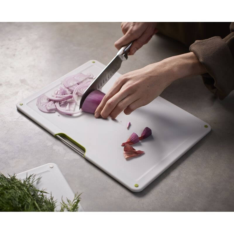 Joseph Joseph Folio 4 Piece Stone Chopping Board Set With Steel Case - KITCHEN - Bench - Soko and Co