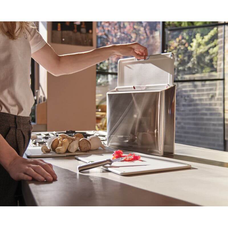 Joseph Joseph Folio 4 Piece Stone Chopping Board Set With Steel Case - KITCHEN - Bench - Soko and Co