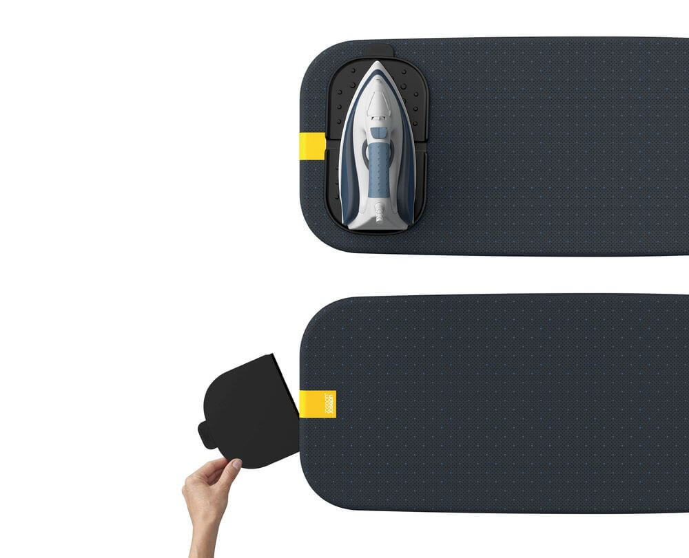 Joseph Joseph Glide Compact Plus Ironing Board Black &amp; Blue Dots - LAUNDRY - Ironing - Soko and Co