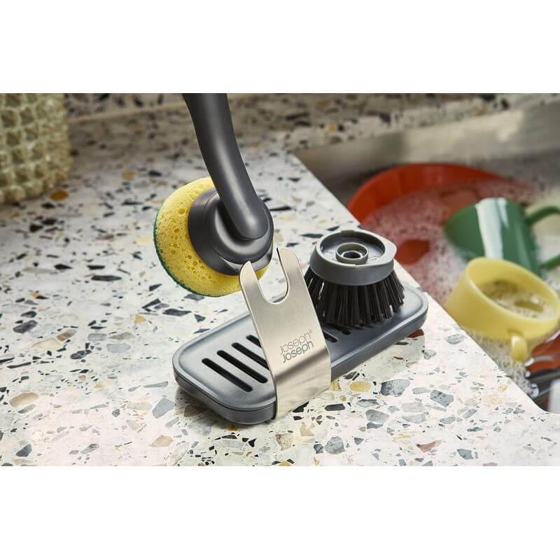Joseph Joseph SinkTech Dish Brush & Sponge Set with Stand - KITCHEN - Sink - Soko and Co