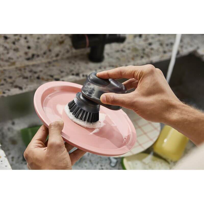 Joseph Joseph SinkTech Soap-Dispensing Palm Brush With Stand - KITCHEN - Sink - Soko and Co