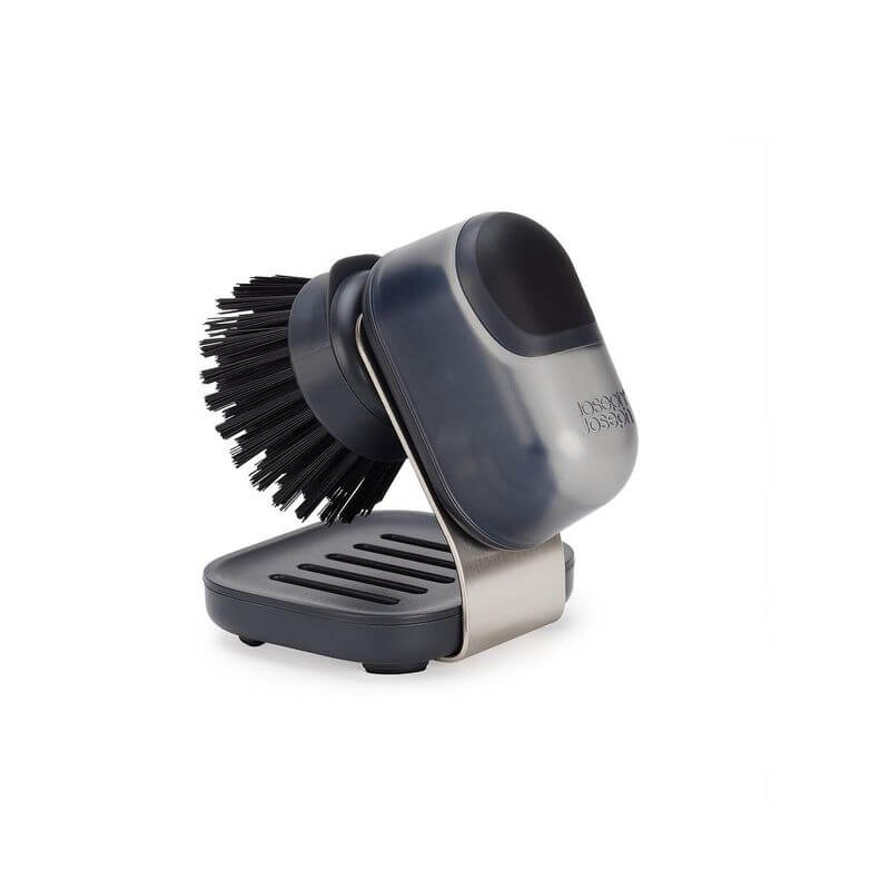 Joseph Joseph SinkTech Soap-Dispensing Palm Brush With Stand - KITCHEN - Sink - Soko and Co