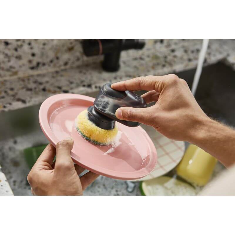 Joseph Joseph SinkTech Soap-Dispensing Palm Brush With Stand - KITCHEN - Sink - Soko and Co