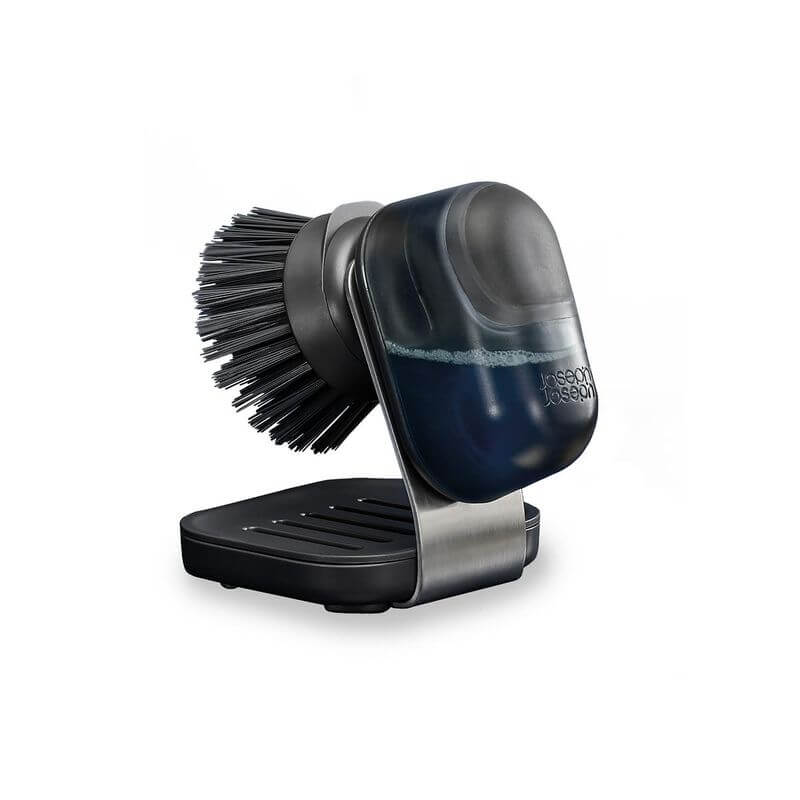 Joseph Joseph SinkTech Soap-Dispensing Palm Brush With Stand - KITCHEN - Sink - Soko and Co