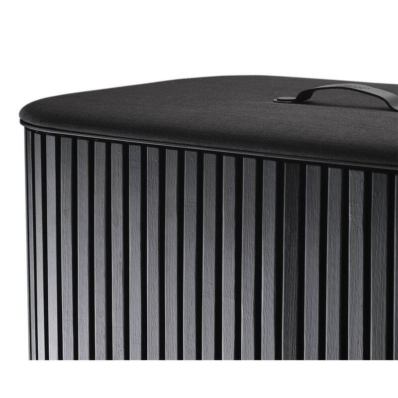 Joseph Joseph Tota Trio Luxe 90L Divided Laundry Basket Black - LAUNDRY - Hampers - Soko and Co