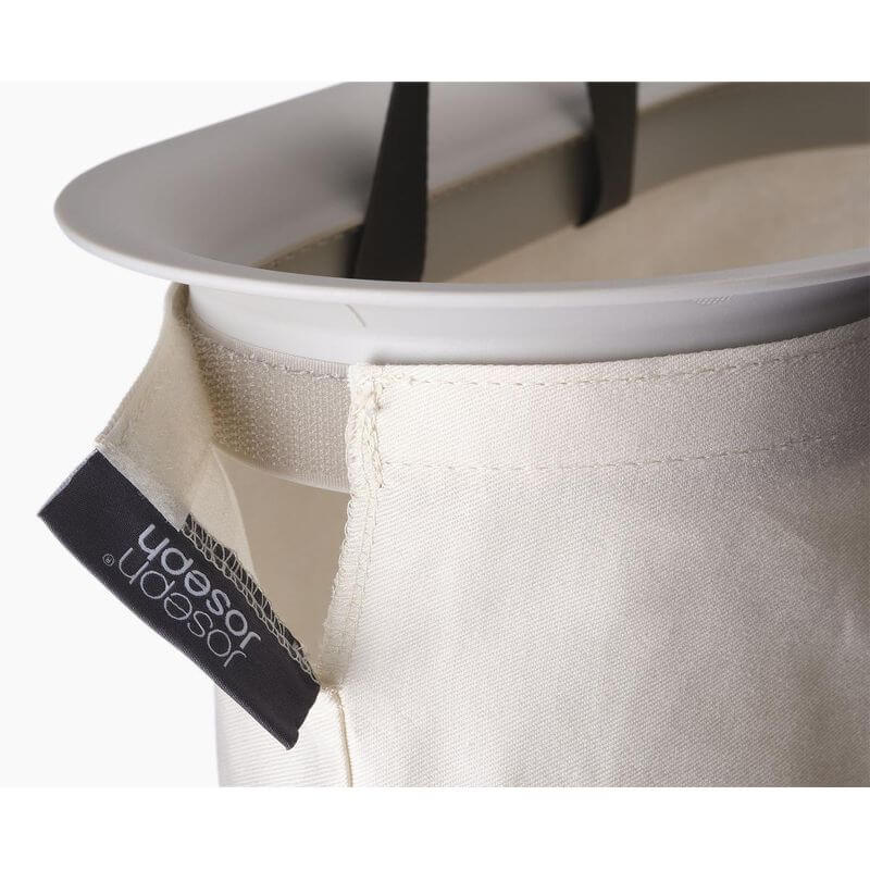 Joseph Joseph Tota Trio Luxe 90L Divided Laundry Basket Ecru - LAUNDRY - Hampers - Soko and Co