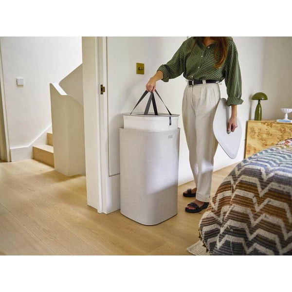 Joseph Joseph Tota Uno 60L Laundry Basket Ecru