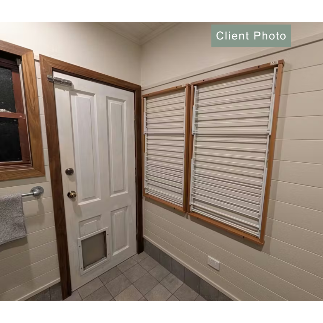 Karim 3 Tier Wall Mounted Clothes Airer White - LAUNDRY - Airers - Soko and Co