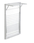 Karim 3 Tier Wall Mounted Clothes Airer White - LAUNDRY - Airers - Soko and Co