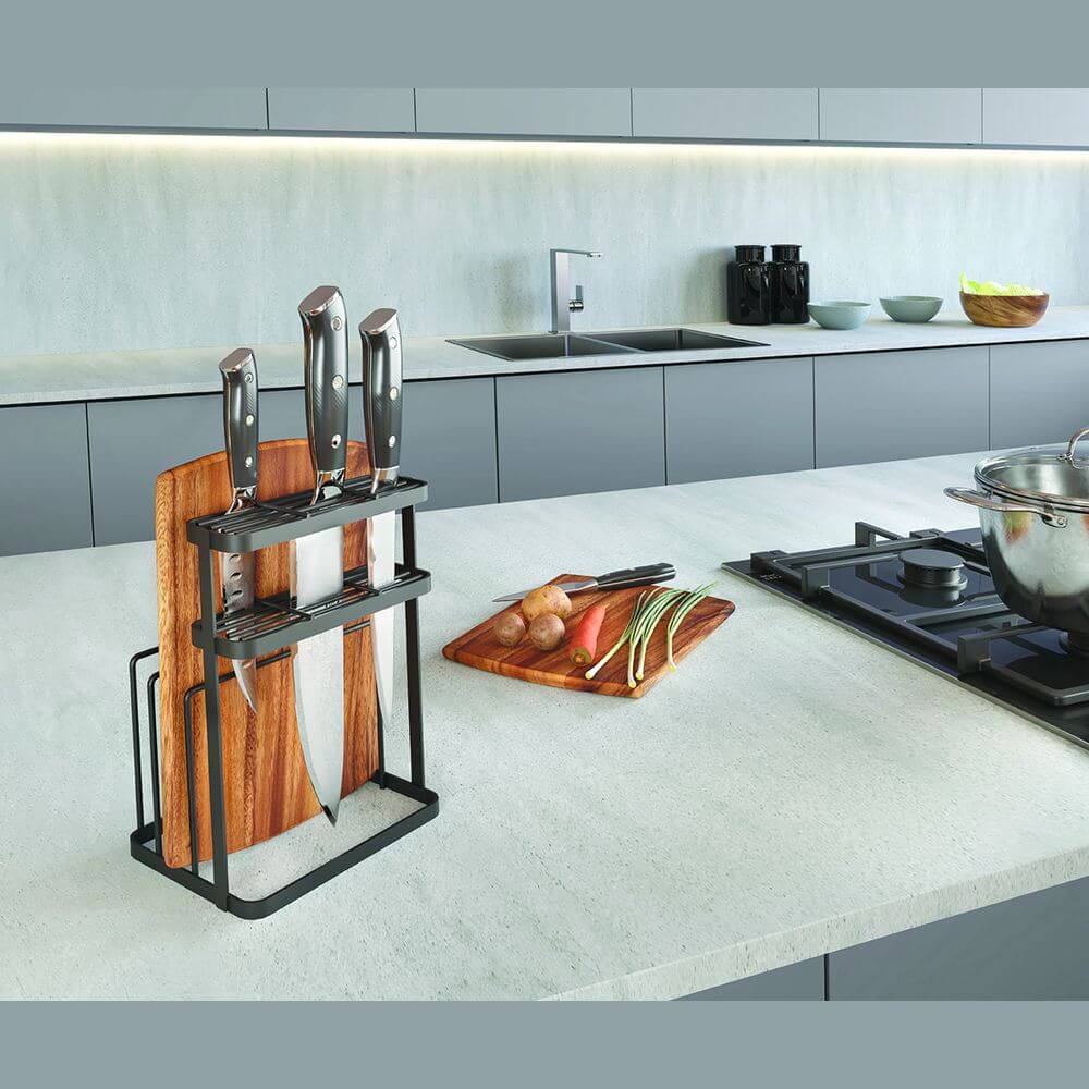 Lava Knife &amp; Cutting Board Holder - KITCHEN - Bench - Soko and Co