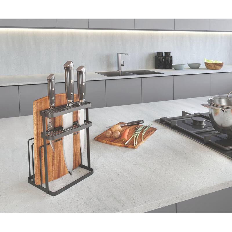 Lava Knife & Cutting Board Holder - KITCHEN - Bench - Soko and Co
