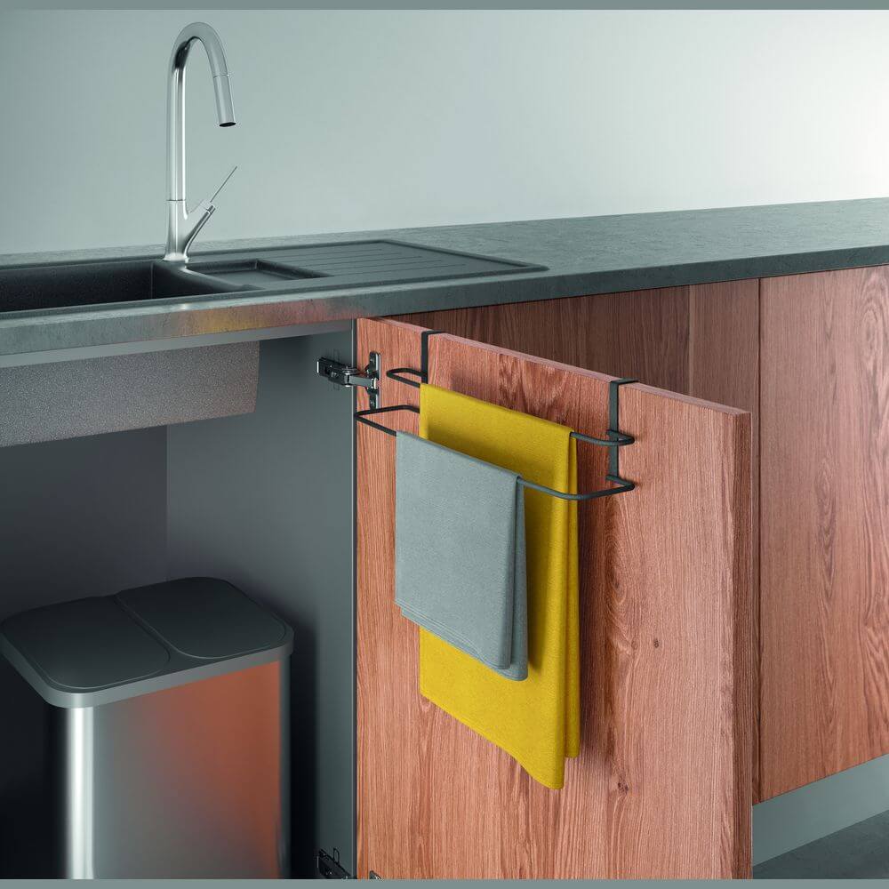 Lava Over-the-door Double Tea Towel Holder - KITCHEN - Sink - Soko and Co