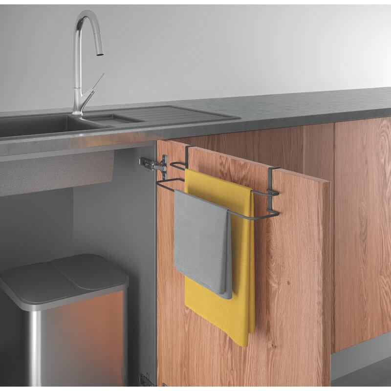 Lava Over-the-door Double Tea Towel Holder - KITCHEN - Sink - Soko and Co
