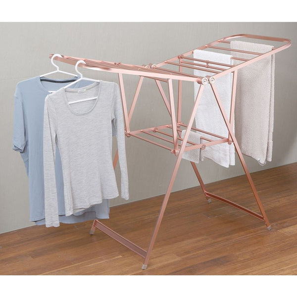 Limited Edition Aluminium A-Frame Clothes Airer Rose Gold
