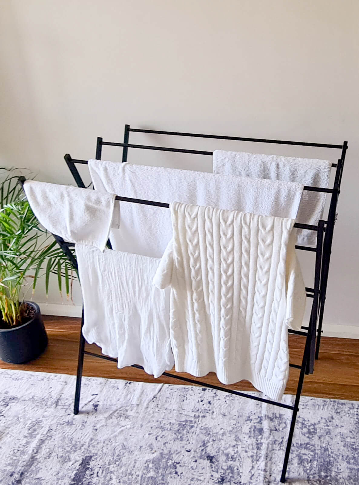 Limited Edition Heavy Duty Clothes Airer Matte Black - LAUNDRY - Airers - Soko and Co