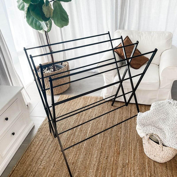 Limited Edition Heavy Duty Clothes Airer Matte Black