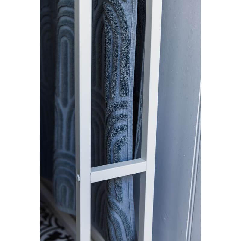 Limited Edition Wide Towel Rack Pine and Matte White - BATHROOM - Towel Racks - Soko and Co