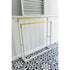 Limited Edition Wide Towel Rack Pine and Matte White - BATHROOM - Towel Racks - Soko and Co