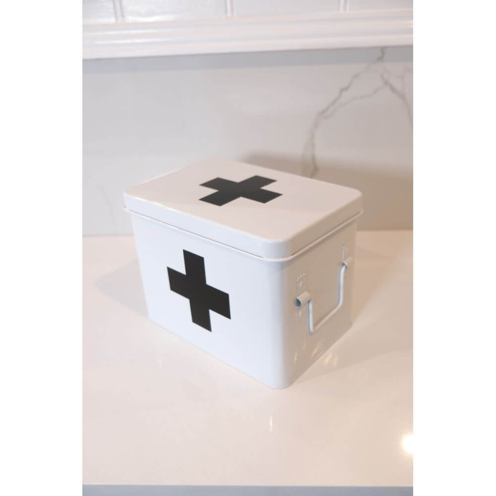 Medicine Box With Dividers White - LAUNDRY - Accessories - Soko and Co