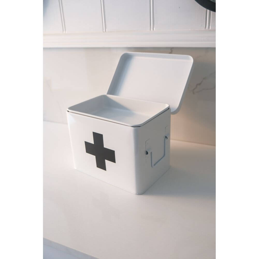 Medicine Box With Dividers White - LAUNDRY - Accessories - Soko and Co