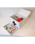 Medicine Box With Dividers White - LAUNDRY - Accessories - Soko and Co