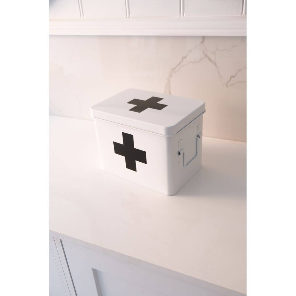 Medicine Box With Dividers White - LAUNDRY - Accessories - Soko and Co