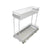 Medium 2-Tier Pull Out Drawer White - KITCHEN - Shelves and Racks - Soko and Co