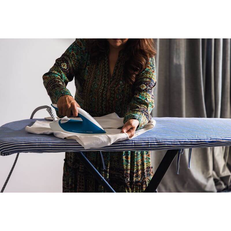 Medium Provincial Stripe Ironing Board Cover Blue - LAUNDRY - Ironing Board Covers - Soko and Co