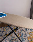 Large Provincial Stripe Linen Ironing Board Cover Stone - LAUNDRY - Ironing Board Covers - Soko and Co