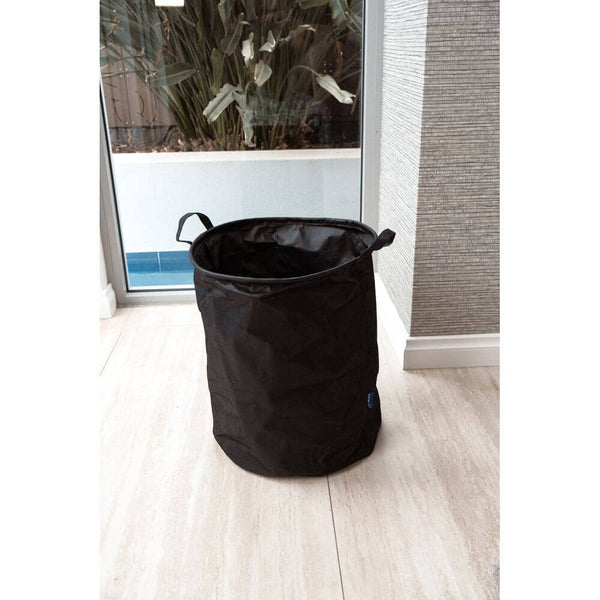 Messina 70L Linen Look Laundry Hamper Charcoal