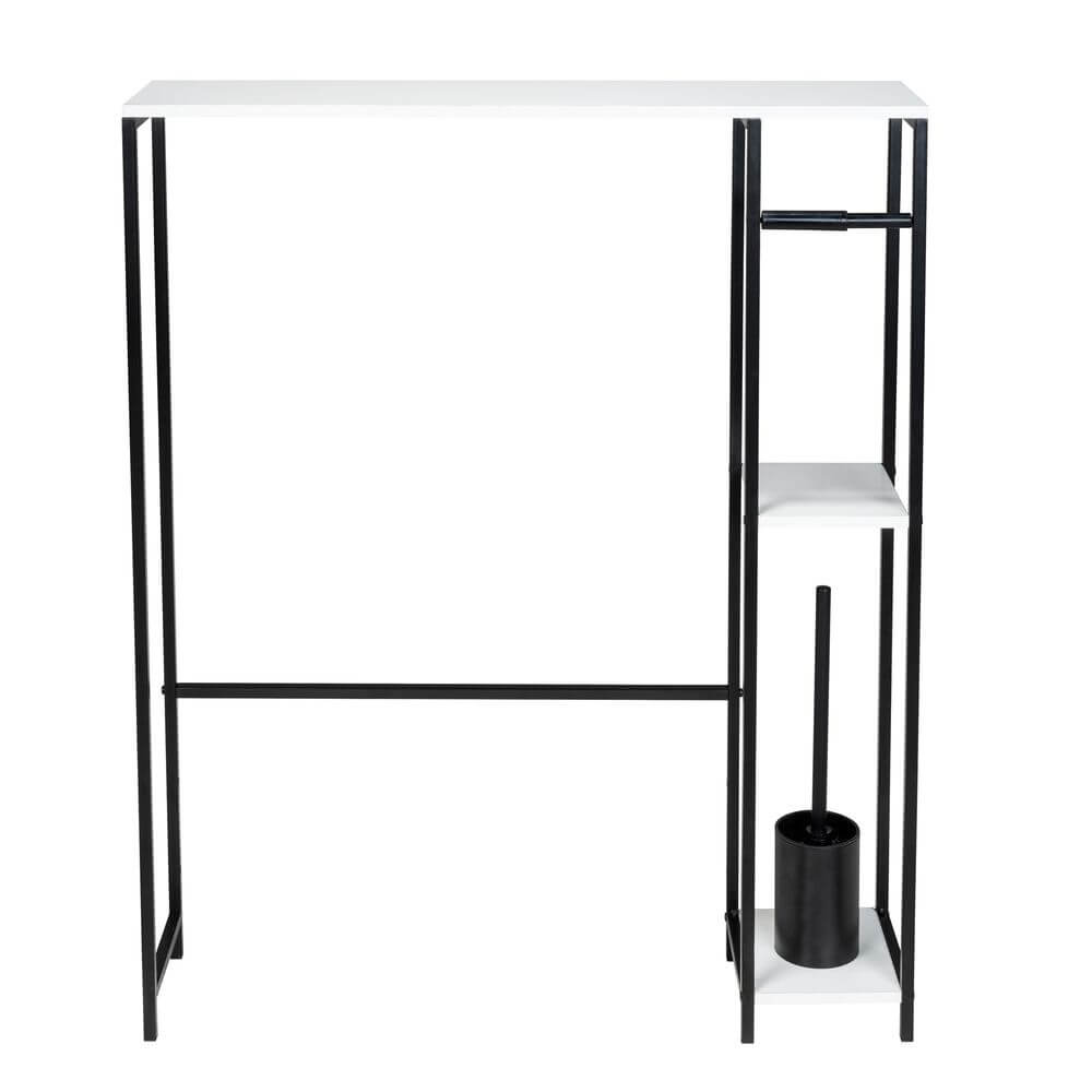 Molveno Over The Toilet Shelving Unit with Brush - BATHROOM - Toilet Brushes - Soko and Co