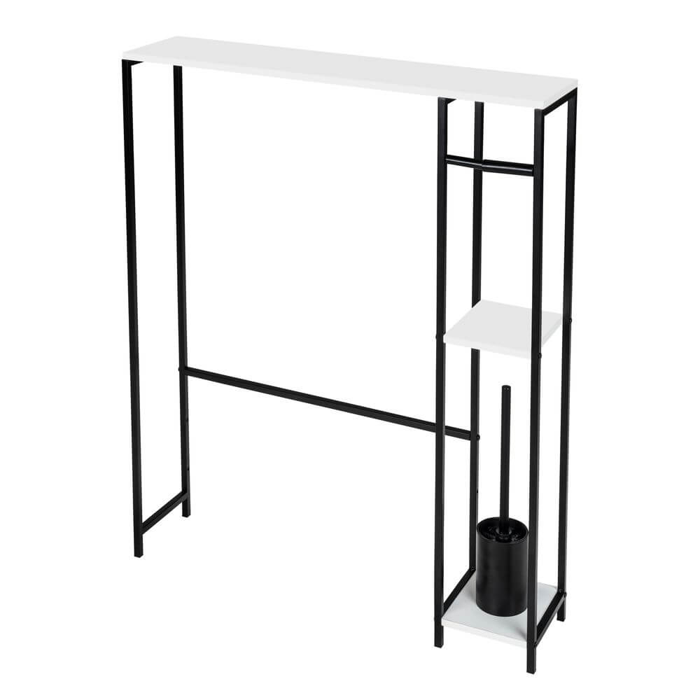 Molveno Over The Toilet Shelving Unit with Brush - BATHROOM - Toilet Brushes - Soko and Co