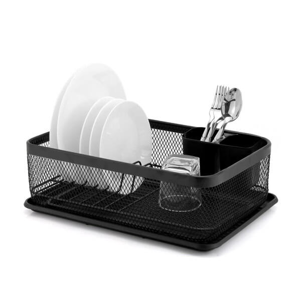 Nero Mesh Black Dish Rack - KITCHEN - Dish Racks and Mats - Soko and Co