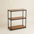Onyx 3 Tier 90cm Wide Freestanding Shelving Unit Black - HOME STORAGE - Shelves and Cabinets - Soko and Co
