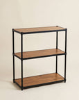 Onyx 3 Tier 90cm Wide Freestanding Shelving Unit Black - HOME STORAGE - Shelves and Cabinets - Soko and Co
