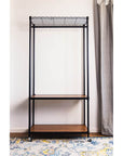 Onyx 3 Tier Garment Rack Black - WARDROBE - Garment Racks - Soko and Co