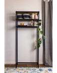 Onyx 3 Tier Over Laundry Machine Shelving Unit Black - HOME STORAGE - Shelves and Cabinets - Soko and Co