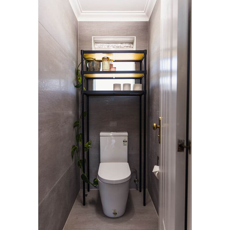 Onyx 3 Tier Over Laundry Machine Shelving Unit Black - HOME STORAGE - Shelves and Cabinets - Soko and Co