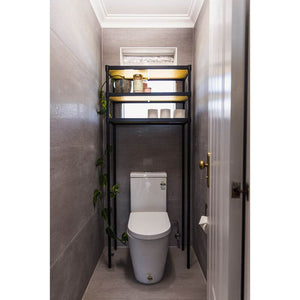 Onyx 3 Tier Over Laundry Machine Shelving Unit Black - HOME STORAGE - Shelves and Cabinets - Soko and Co