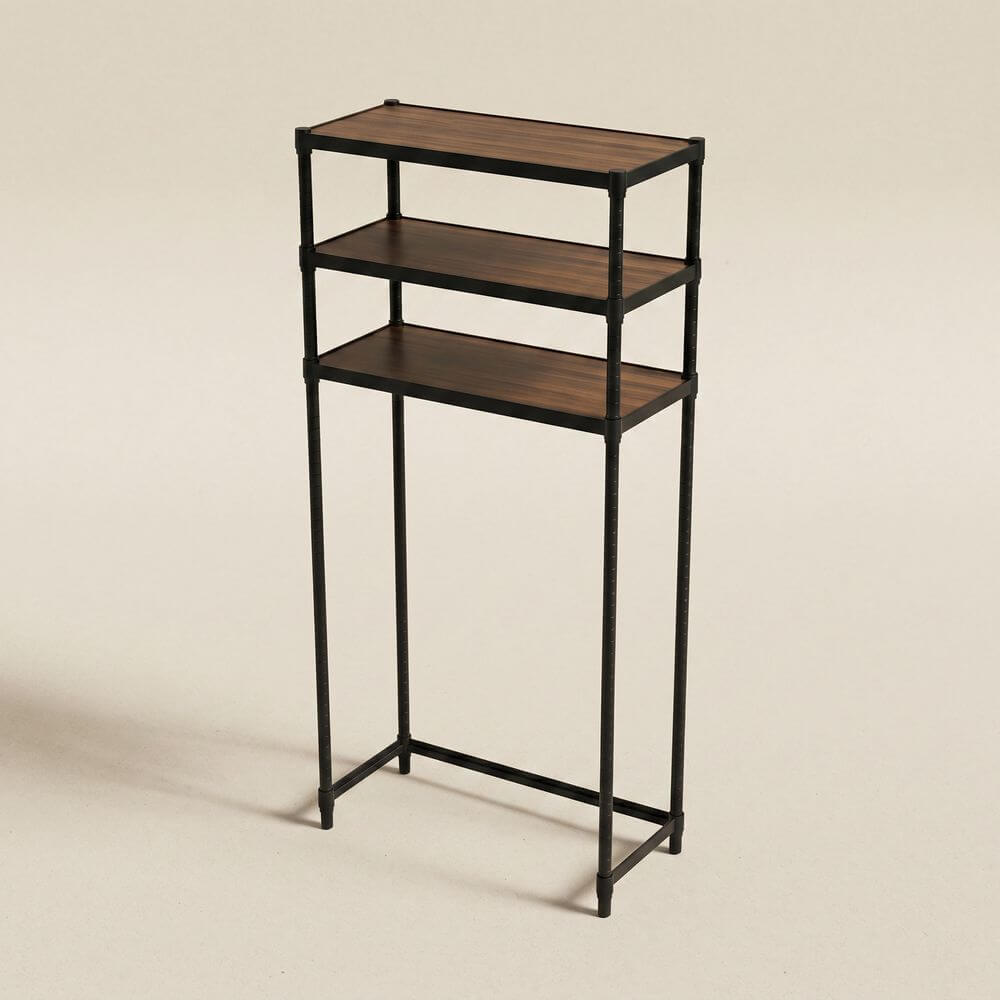 Onyx 3 Tier Over Laundry Machine Shelving Unit Black - HOME STORAGE - Shelves and Cabinets - Soko and Co