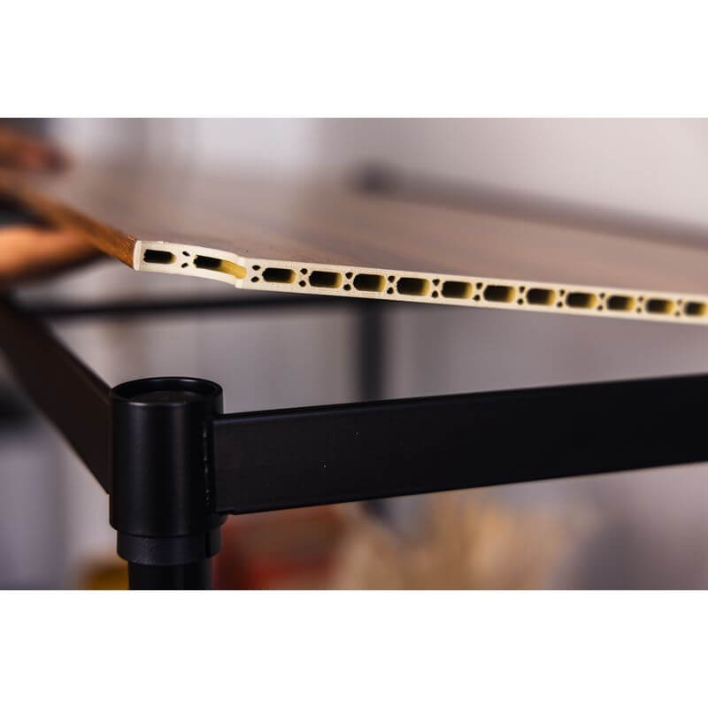 Onyx 4 Tier 90cm Wide Freestanding Shelving Unit Tall Black - HOME STORAGE - Shelves and Cabinets - Soko and Co