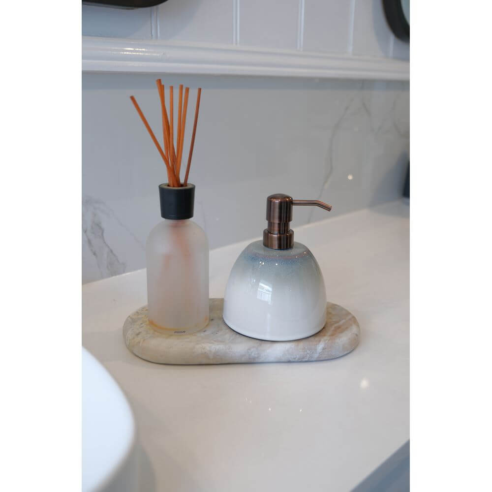 Osteto 3 Piece Ceramic Bathroom Accessories Set Coastal - BATHROOM - Bathroom Accessory Sets - Soko and Co