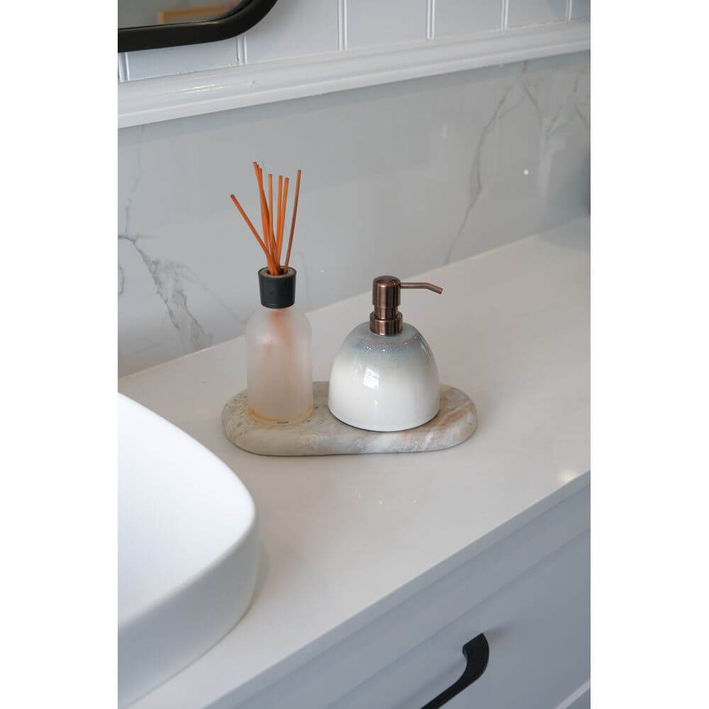 Osteto Ceramic Soap Dispenser Coastal - BATHROOM - Soap Dispensers and Trays - Soko and Co