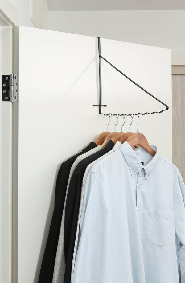 Over Door Ironing Hanger Black