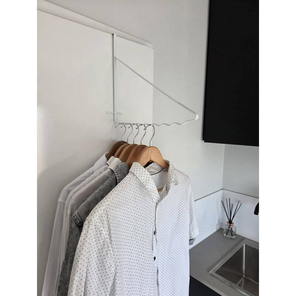 Over Door Ironing Hanger White