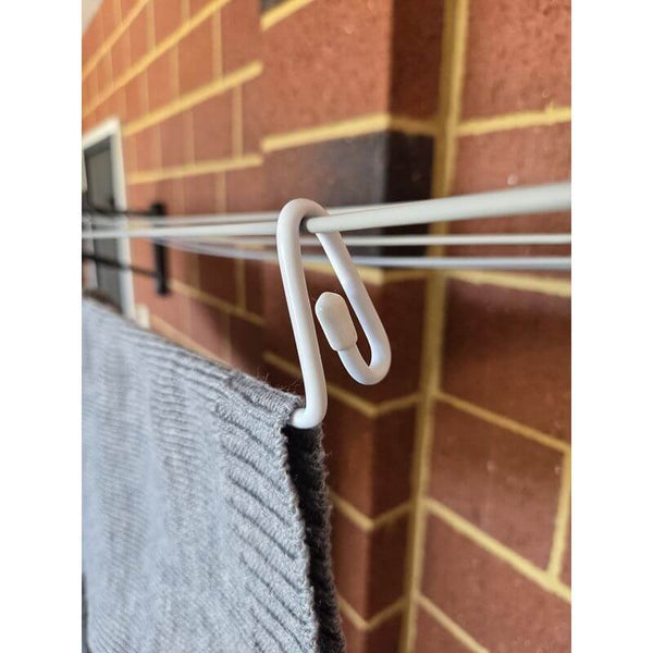 Poly Coated Garment Dryer White